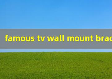 famous tv wall mount bracket